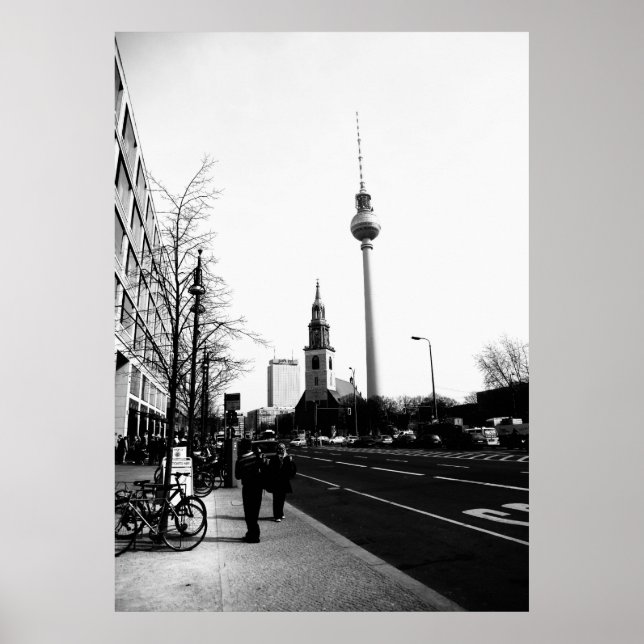 Berlin Straßenhitfie - gatufotografi Poster (Framsidan)