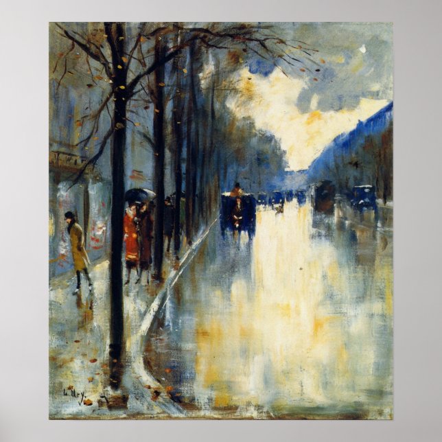 Berlin Street i Late Fall Poster (Framsidan)
