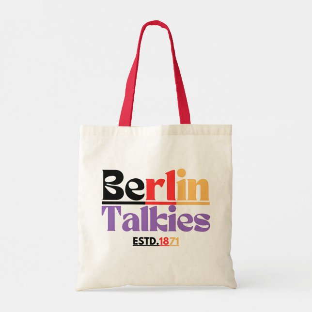 Berlin Talkies ESTD. 1871 Tygkasse (Baksida)
