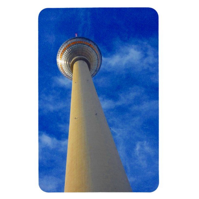 berlin torn blå magnet (Vertikal)