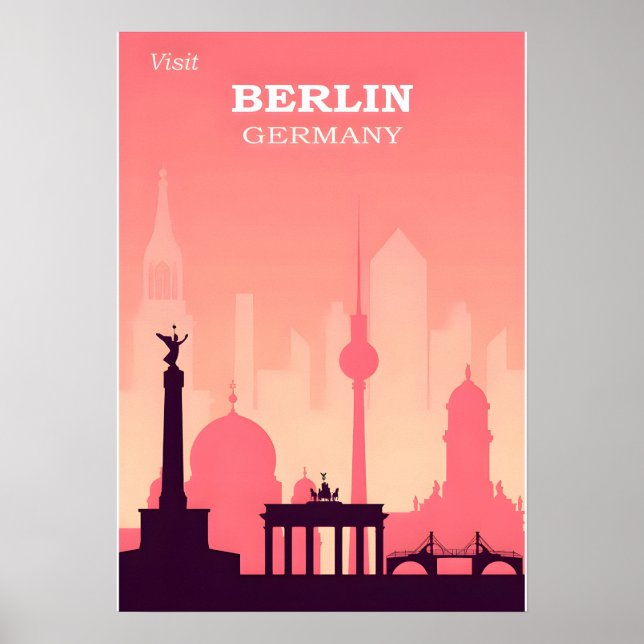 Berlin Travel Poster (Framsidan)
