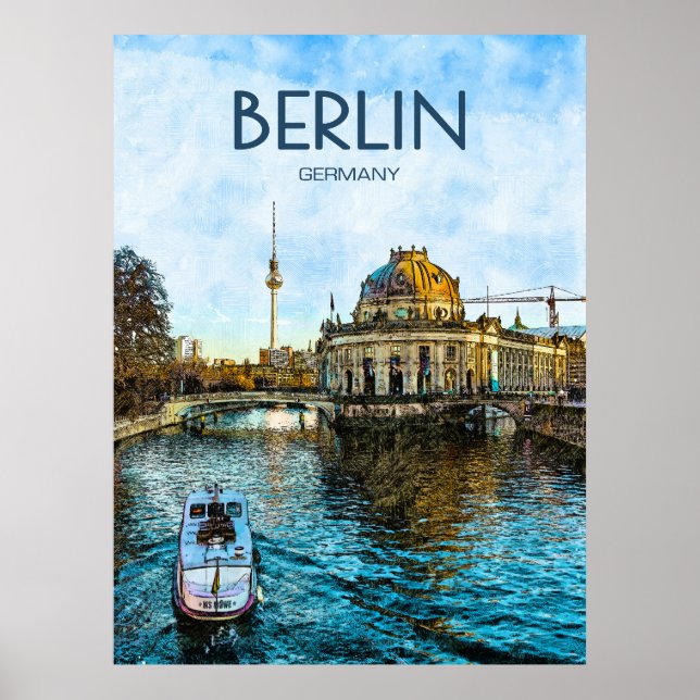 Berlin Travel Poster (Framsidan)