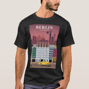 Berlin Travel Poster T Shirt