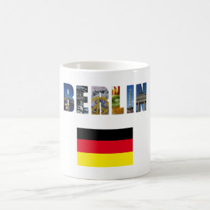 Berlin tysk flagga kaffemugg
