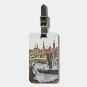 Berlin Tyskland, 1737 Bagagebricka