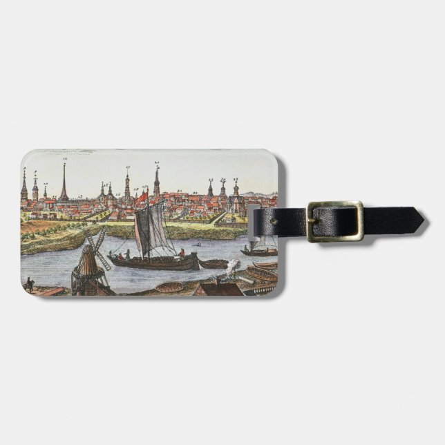 Berlin Tyskland, 1737 Bagagebricka (Horisontell Framsida)