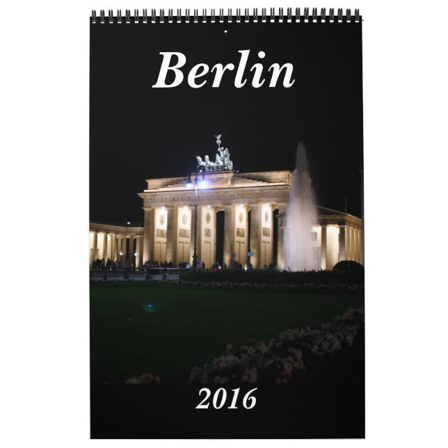 berlin tyskland 2016 kalender (Omslag)