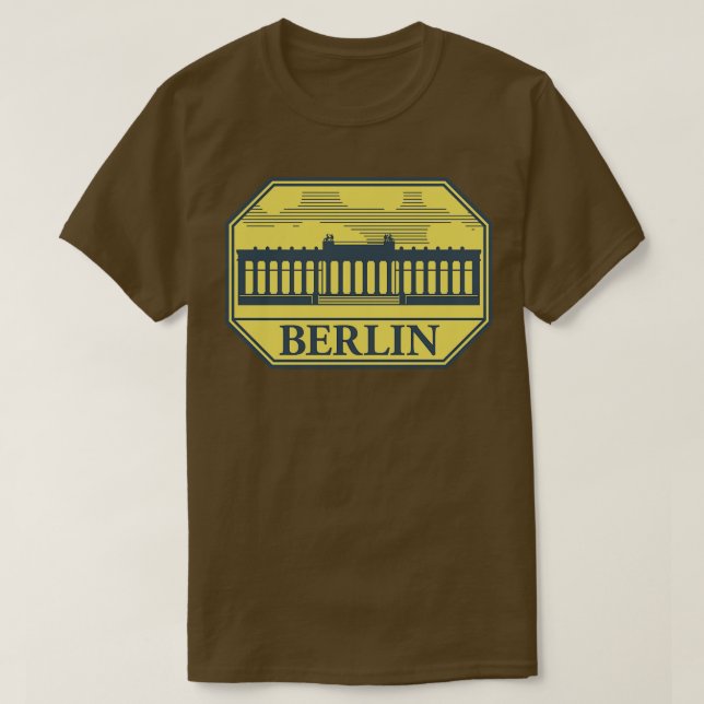 Berlin Tyskland 2 T Shirt (Design framsida)