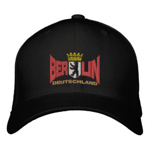 Berlin, Tyskland Broderad Keps