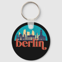 Berlin Tyskland City Skyline Vintage Cityscape