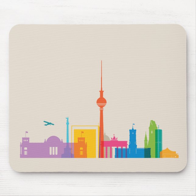 Berlin tyskland Cityscape Musmatta (Framsidan)