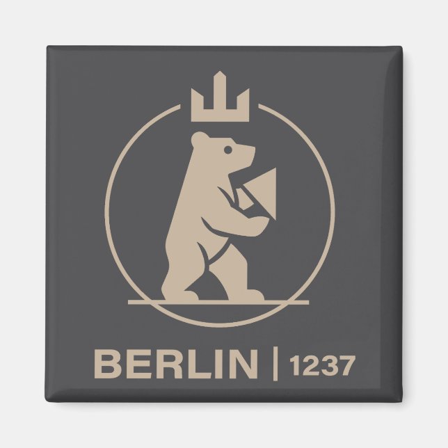 Berlin Tyskland Europa Magnet (Framsidan)