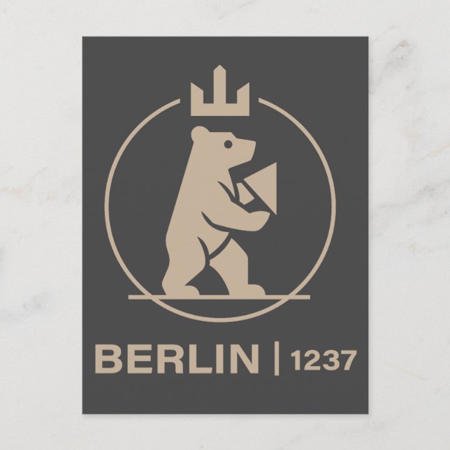 Berlin Tyskland Europa Vykort (Framsida)