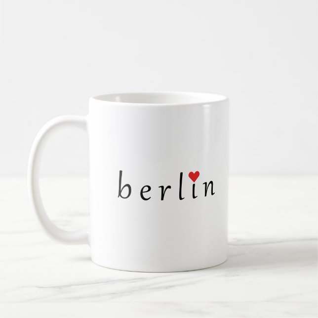 Berlin Tyskland Kaffemugg (Vänster)