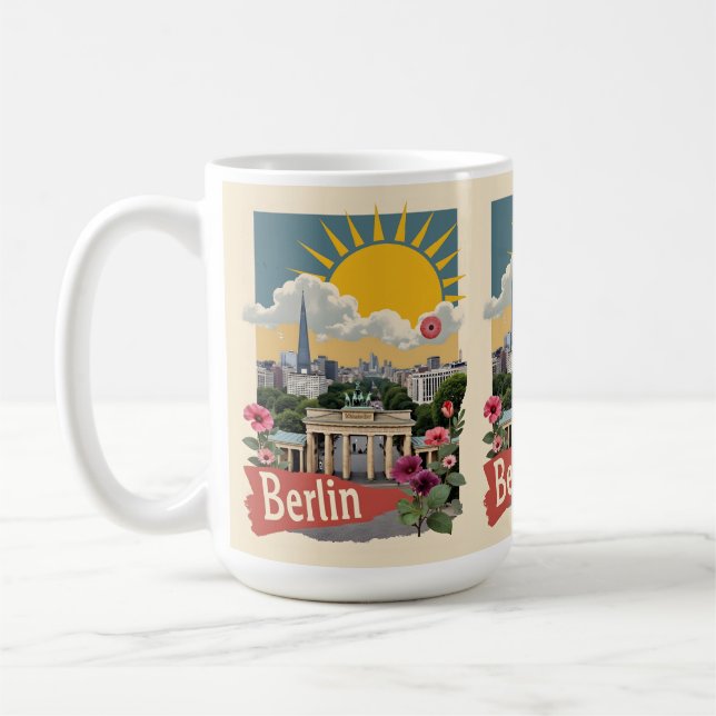 Berlin, Tyskland Kaffemugg (Vänster)