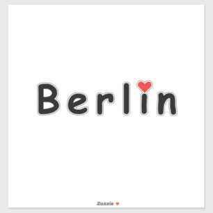 Berlin Tyskland Klistermärken