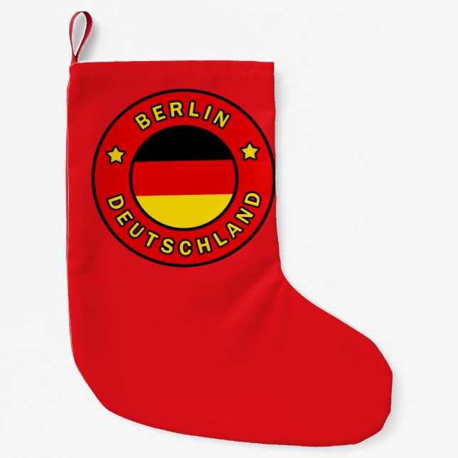Berlin Tyskland Liten Julstrumpa (Framsidan)