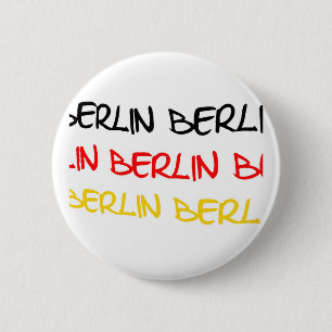 Berlin tyskland logotypsouvenir knapp