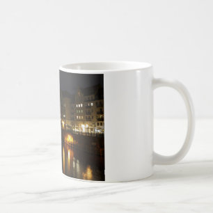 Berlin Tyskland Natt Spree Tyskland Natt Kaffemugg