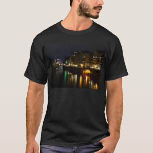 Berlin Tyskland Night Spree Deutschland Nacht Tee Shirt