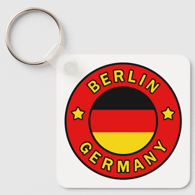 Berlin Tyskland Nyckelring (Framsida)