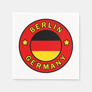 Berlin Tyskland Pappersservett