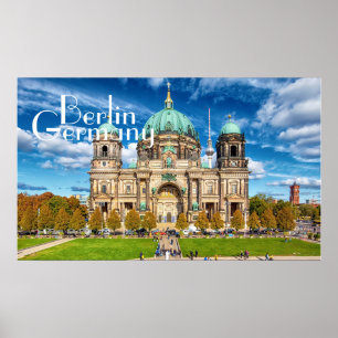 Berlin Tyskland Poster