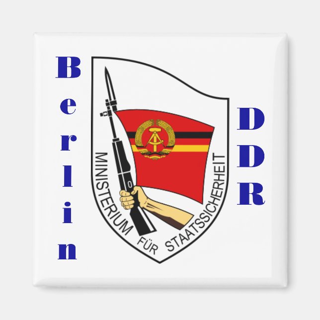 Berlin, Tyskland Stasi Magnet (Framsidan)