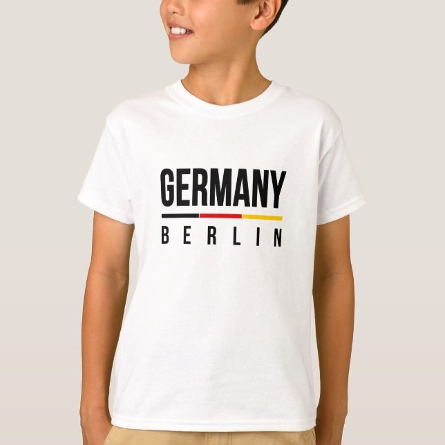 Berlin Tyskland T-shirt (Framsida)