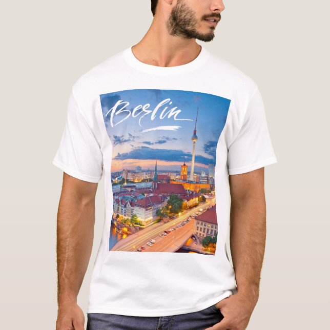 Berlin,Tyskland T Shirt (Framsida)