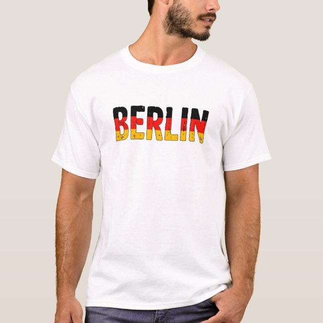 Berlin Tyskland T Shirt (Framsida)