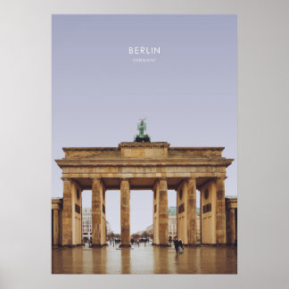 Berlin, Tyskland Travel Artwork Poster