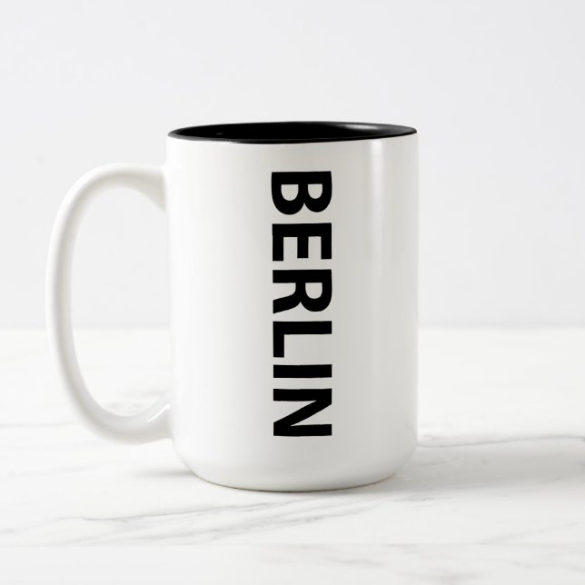Berlin Tyskland Två-Tonad Mugg (Vänster)