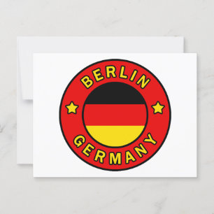 Berlin Tyskland Vykort