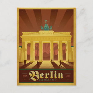 Berlin, Tyskland Vykort