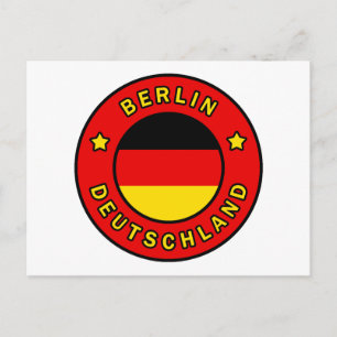 Berlin Tyskland Vykort