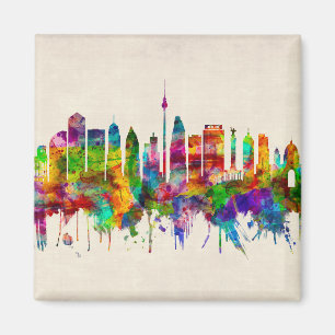 Berlin Tysklandare Skyline Magnet