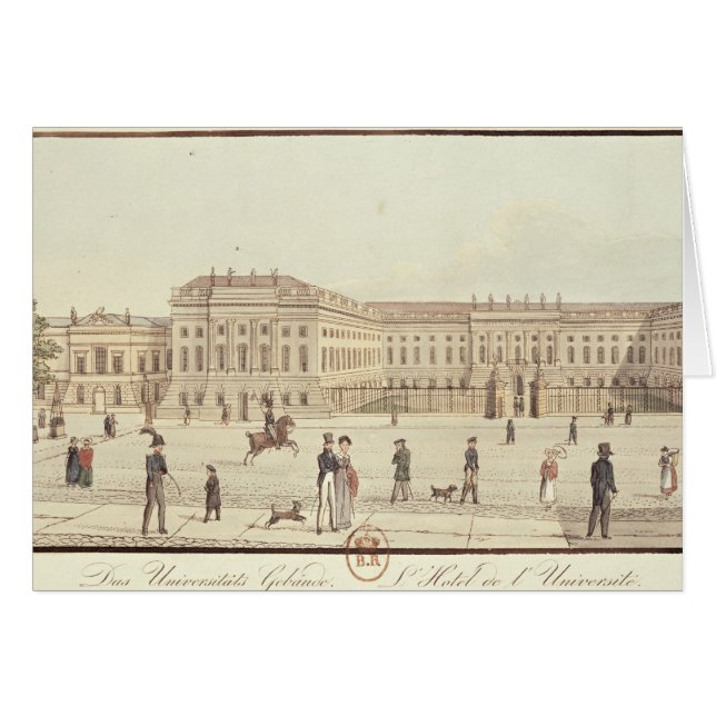 Berlin universiteten, Berlin Hälsningskort (Framsidan Horizontal)
