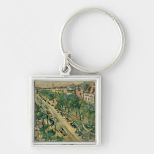 Berlin Unter håla Linden, 1922 Fyrkantig Silverfärgad Nyckelring