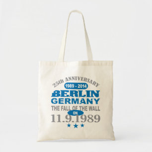 Berlin väggTyskland 25 år årsdag Tygkasse