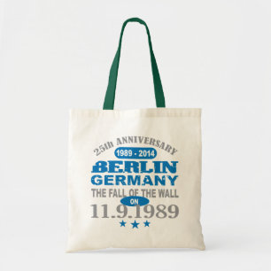 Berlin väggTyskland 25 år årsdag Tygkasse