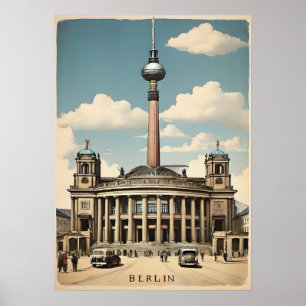 Berlin vintage affisch