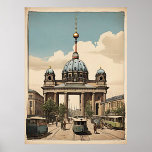 Berlin vintage affisch