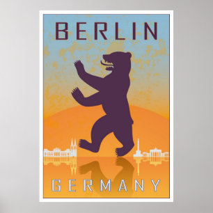 Berlin vintage affisch