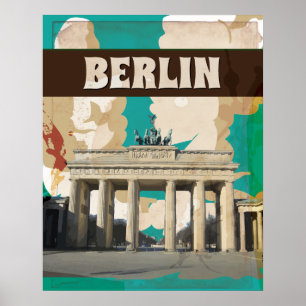 Berlin vintage resoraffisch poster