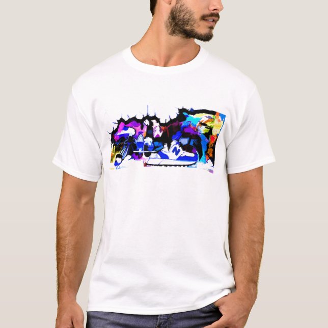 berlin-wall-graffiti-largest22 tee shirt (Framsida)