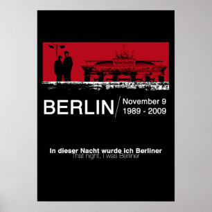 BERLIN WALL POSTER