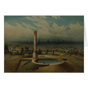 Berlin waterworks, c.1860 hälsningskort