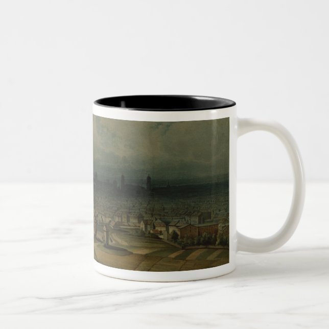 Berlin waterworks, c.1860 Två-Tonad mugg (Höger)