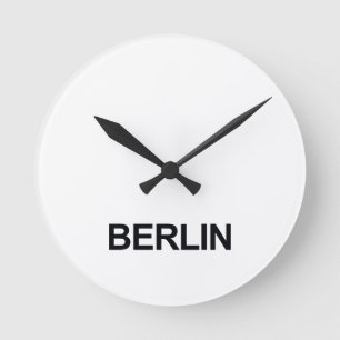BERLIN WORLDWIDE TIMEZONE CLOCK SETT RUND KLOCKA